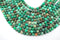 Green Impression Jasper Gemstone Beads, 8mm, Round